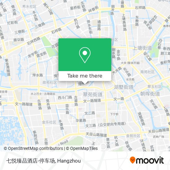 七悦臻品酒店-停车场 map
