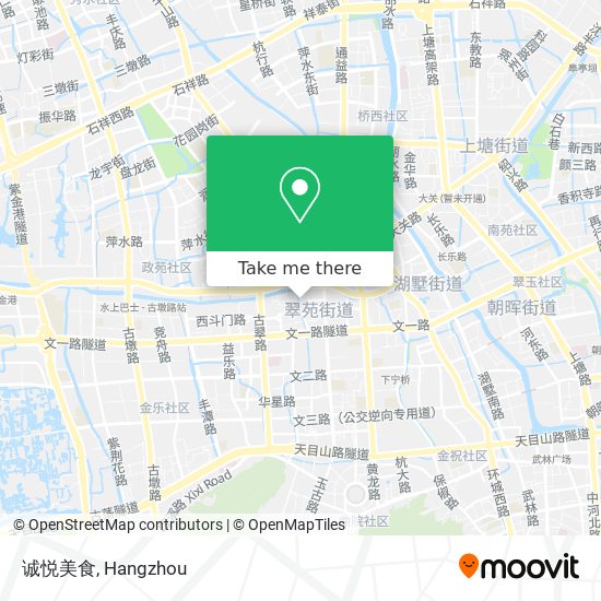 诚悦美食 map
