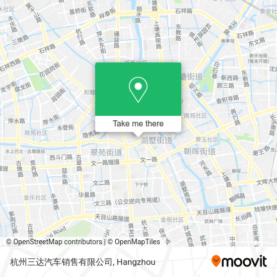 杭州三达汽车销售有限公司 map