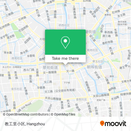 教工里小区 map