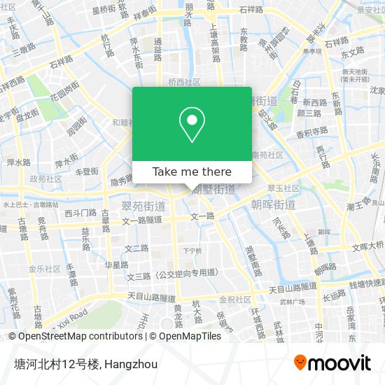 塘河北村12号楼 map