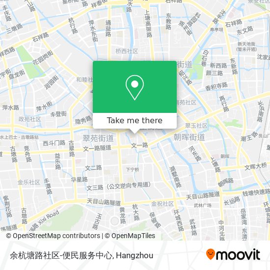 余杭塘路社区-便民服务中心 map