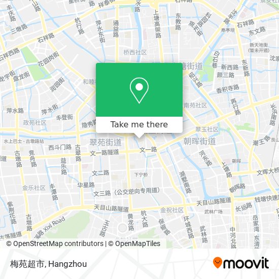 梅苑超市 map