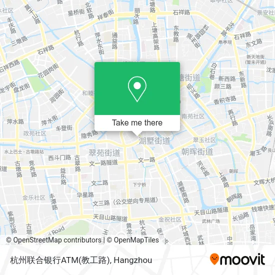 杭州联合银行ATM(教工路) map