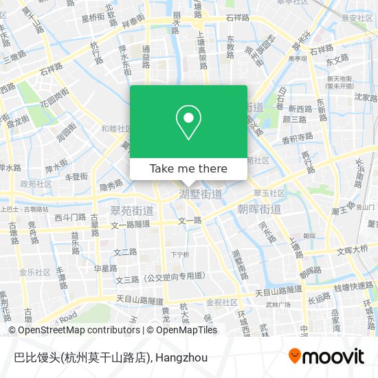 巴比馒头(杭州莫干山路店) map