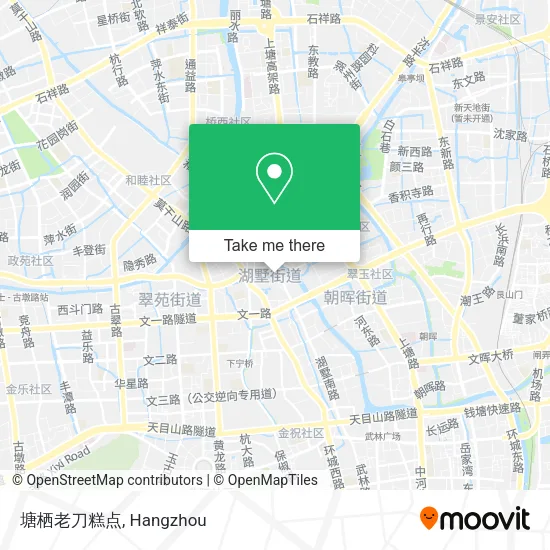 塘栖老刀糕点 map
