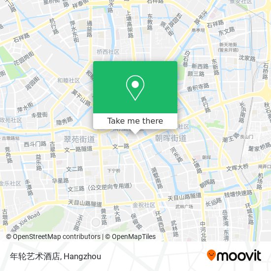 年轮艺术酒店 map