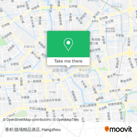香积·隐域精品酒店 map