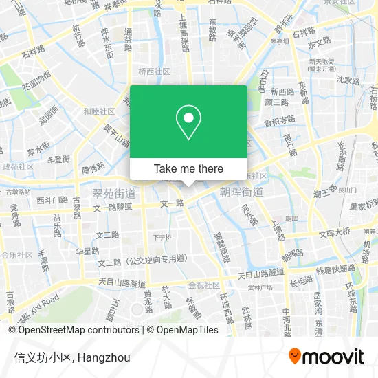 信义坊小区 map