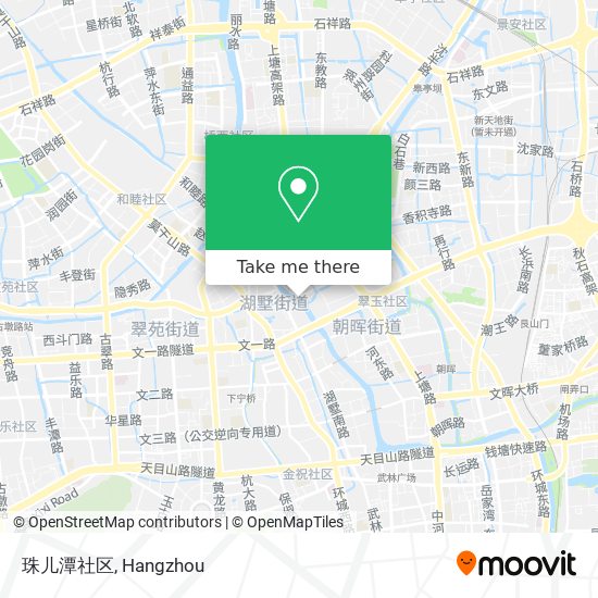 珠儿潭社区 map