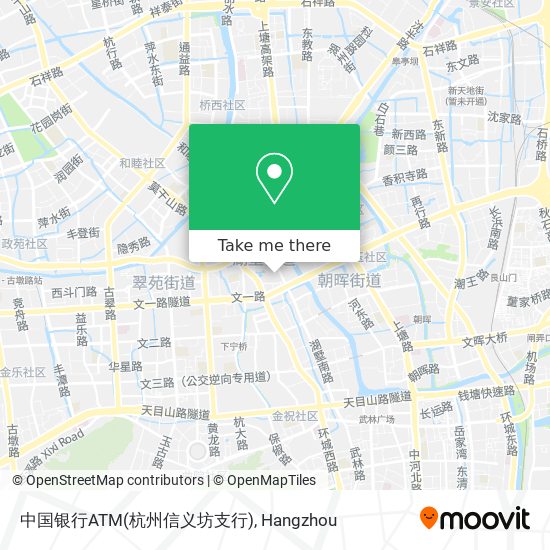 中国银行ATM(杭州信义坊支行) map