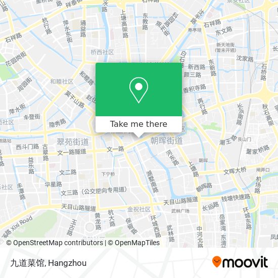 九道菜馆 map