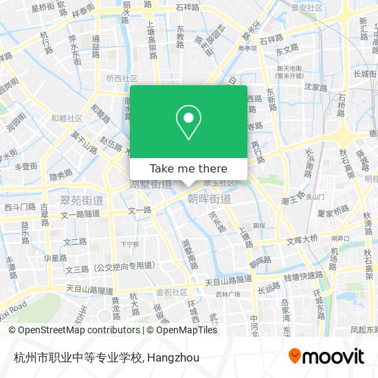 杭州市职业中等专业学校 map