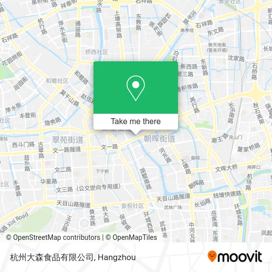 杭州大森食品有限公司 map