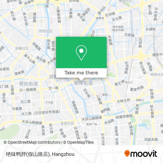 绝味鸭脖(假山路店) map