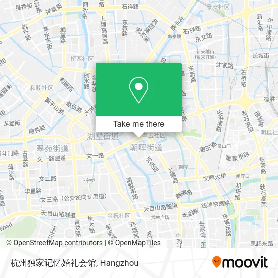 杭州独家记忆婚礼会馆 map