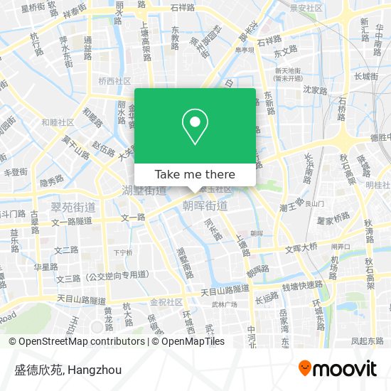 盛德欣苑 map