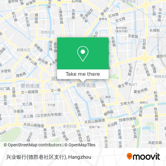 兴业银行(德胜巷社区支行) map