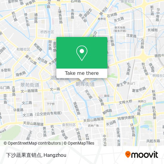 下沙蔬果直销点 map