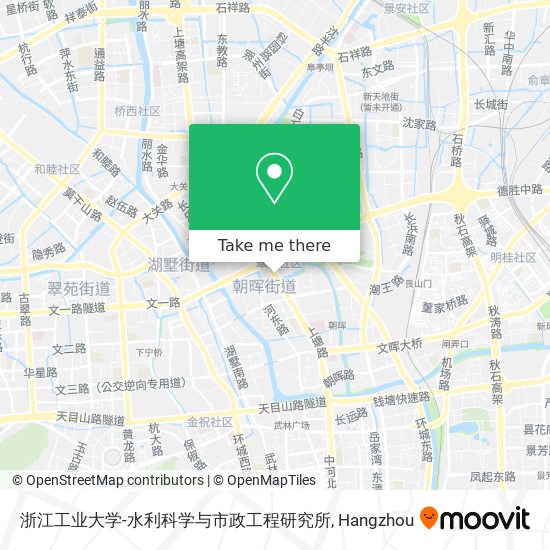 浙江工业大学-水利科学与市政工程研究所 map