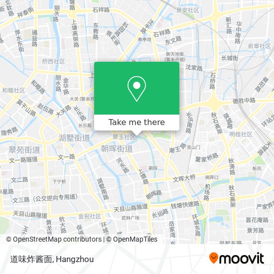 道味炸酱面 map