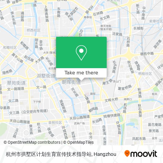 杭州市拱墅区计划生育宣传技术指导站 map