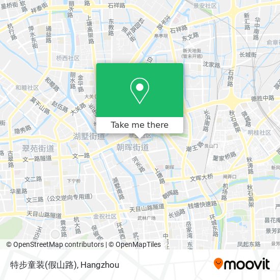 特步童装(假山路) map