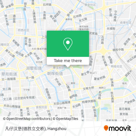 凡仔汉堡(德胜立交桥) map