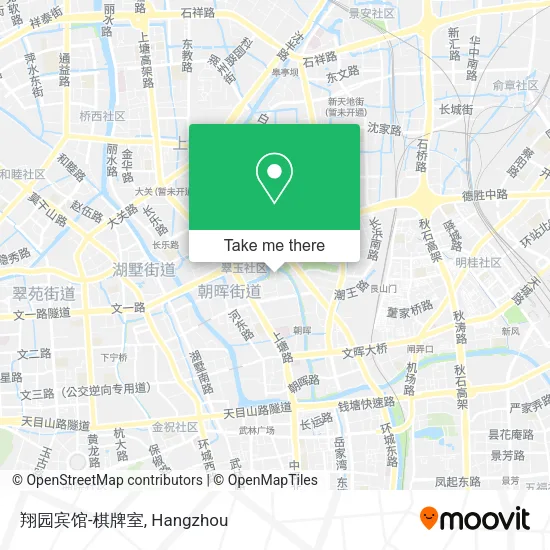 翔园宾馆-棋牌室 map