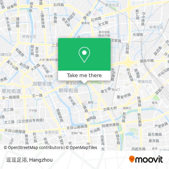 逗逗足浴 map