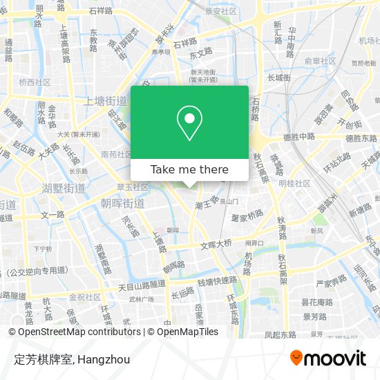 定芳棋牌室 map