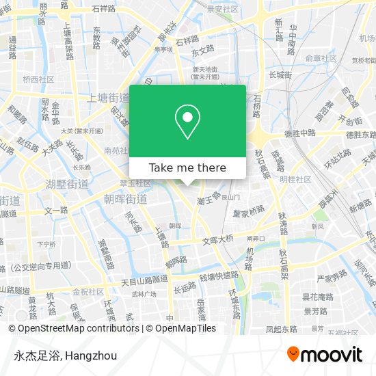 永杰足浴 map