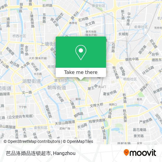 芭品洛婚品连锁超市 map