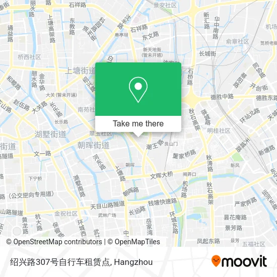 绍兴路307号自行车租赁点 map