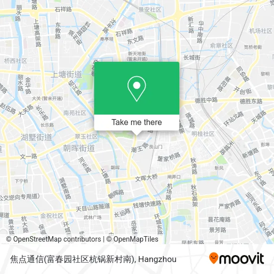 焦点通信(富春园社区杭锅新村南) map