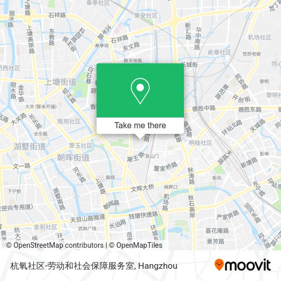 杭氧社区-劳动和社会保障服务室 map