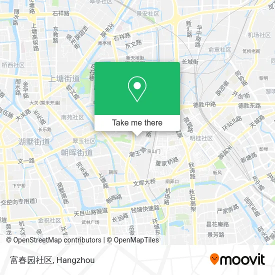 富春园社区 map