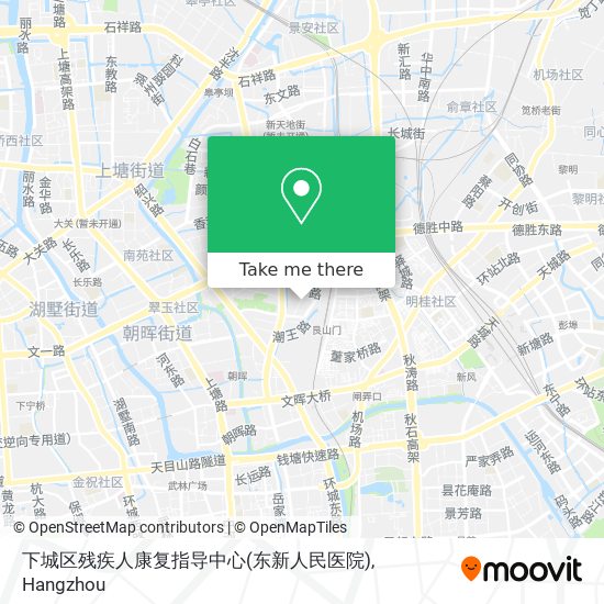下城区残疾人康复指导中心(东新人民医院) map