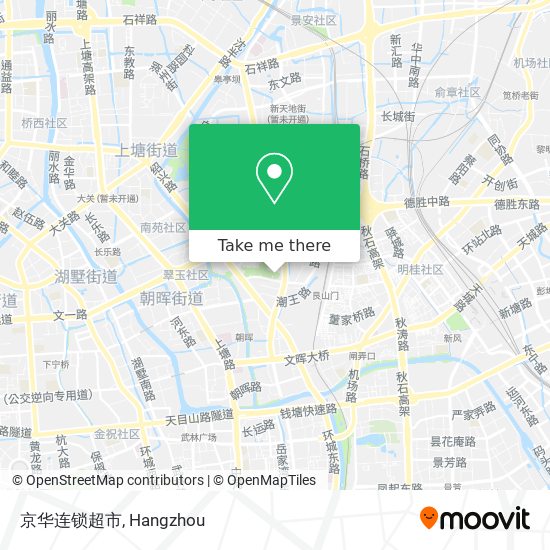 京华连锁超市 map
