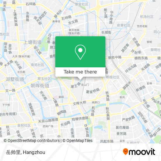 岳帅里 map