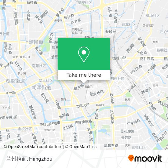 兰州拉面 map