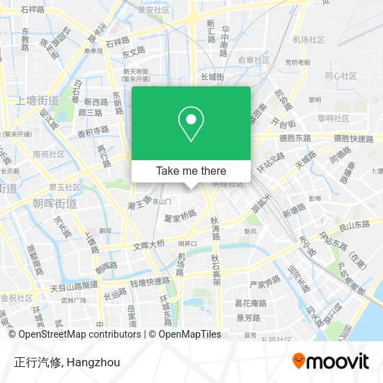 正行汽修 map