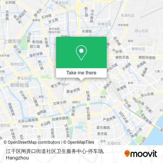 江干区闸弄口街道社区卫生服务中心-停车场 map
