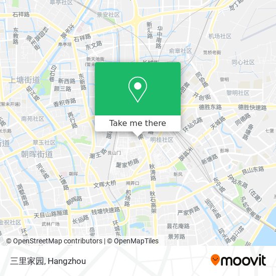 三里家园 map