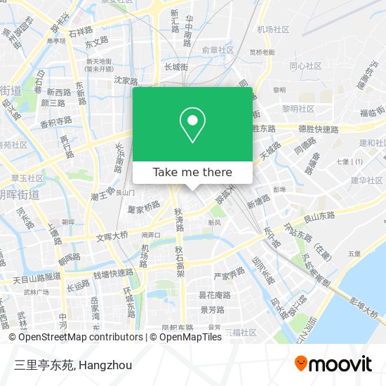 三里亭东苑 map