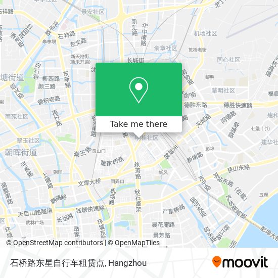 石桥路东星自行车租赁点 map