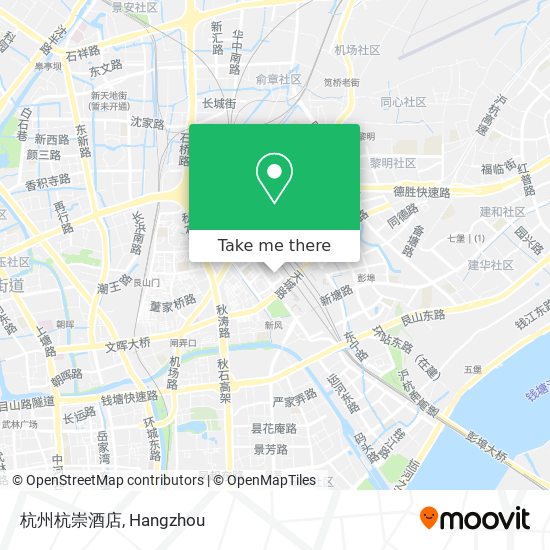 杭州杭崇酒店 map