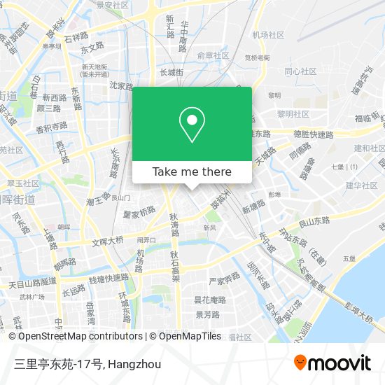 三里亭东苑-17号 map
