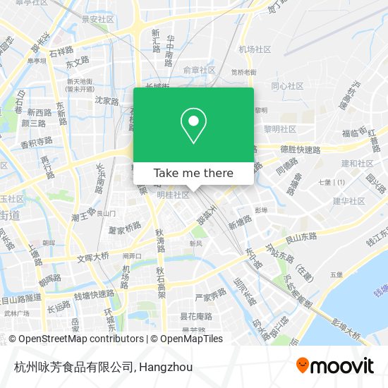 杭州咏芳食品有限公司 map