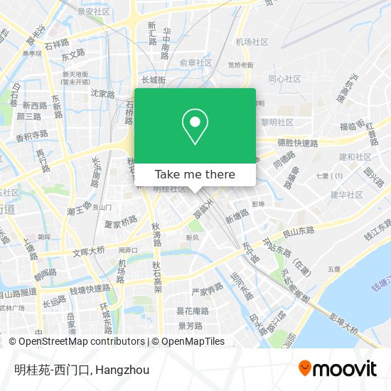 明桂苑-西门口 map